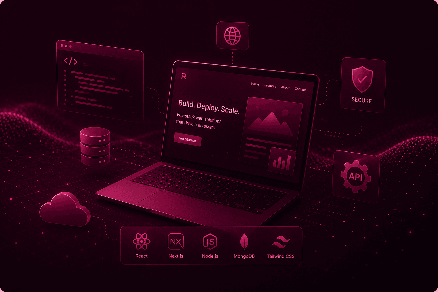 Full-Stack Web Applications visual